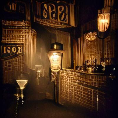 1900s Speakeasy Scene
