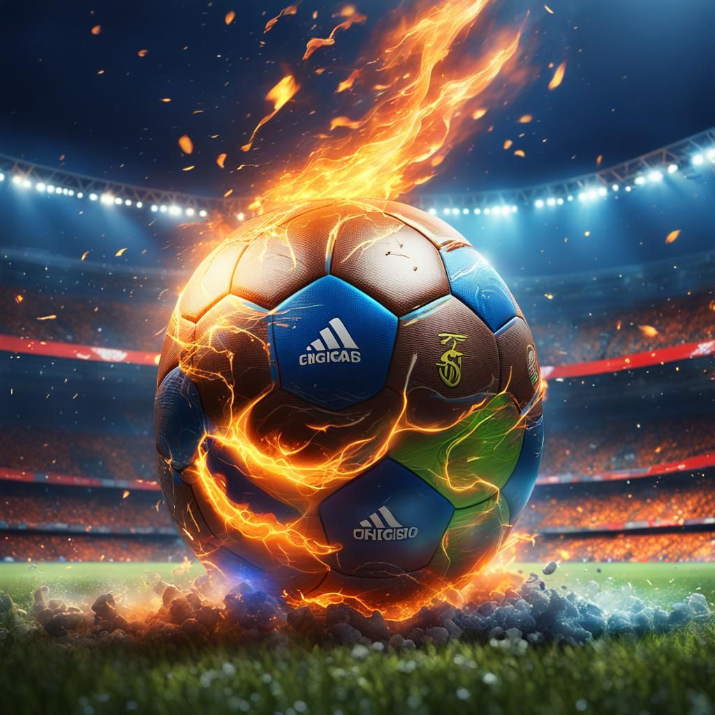 Flaming Soccer Ball at the FIFA World Cup