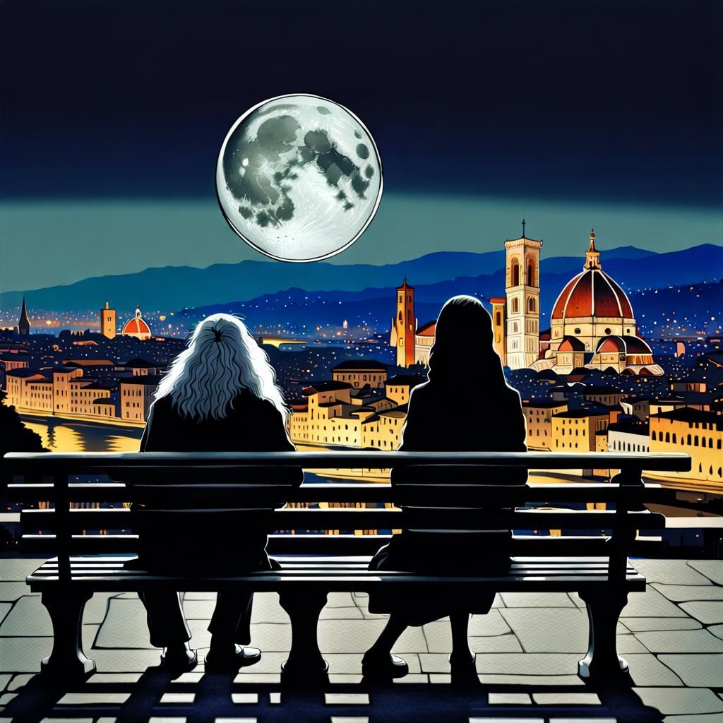 Leonardo da Vinci and Mona Lisa in Florence