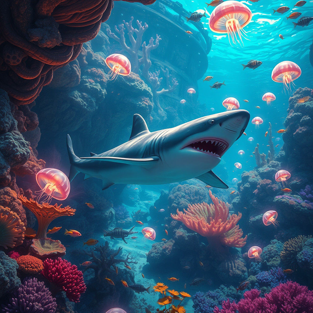 Pensacola Beach: Underwater Paradise with Great White Sharks