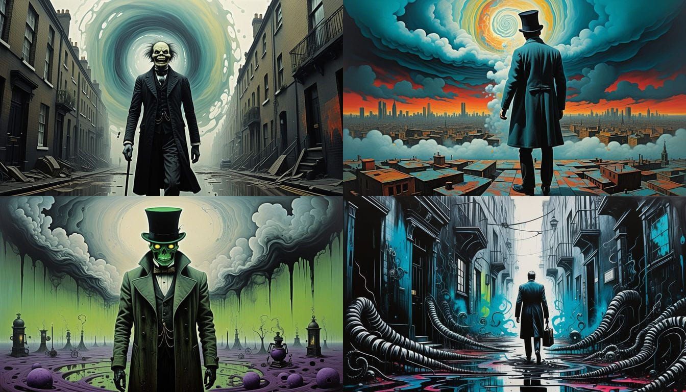 Otherworldly Portrait of Jack the Ripper