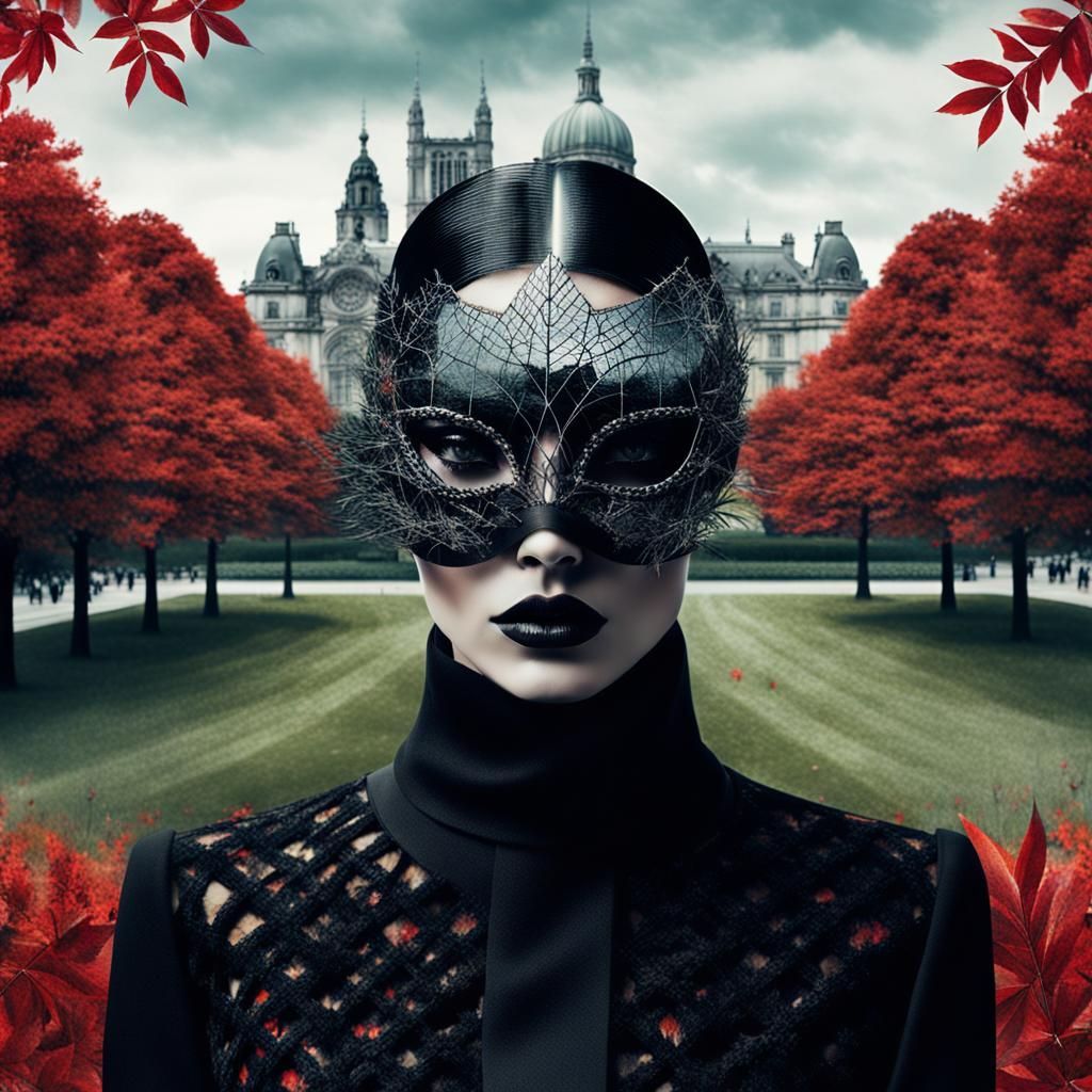 Gothic Vogue: Hyperreal Autumn Fashion Photography