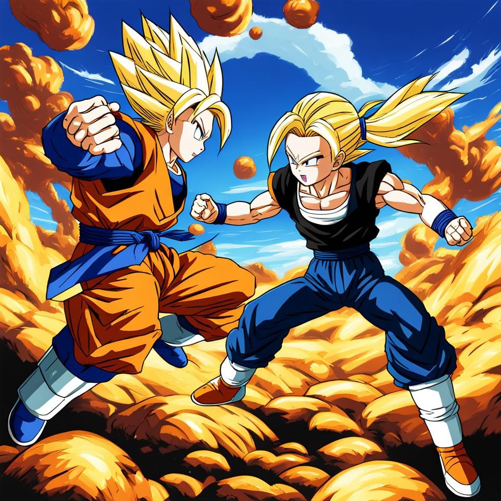 Android 18 vs Goku: Dragon Ball Anime Battle
