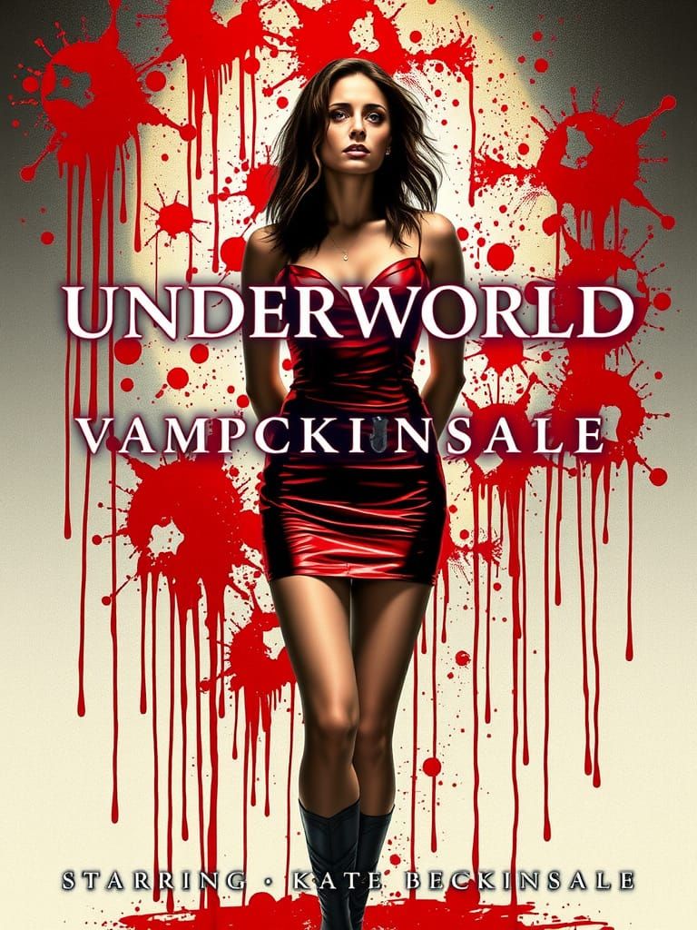 Underworld Movie Poster with Kate Beckinsale