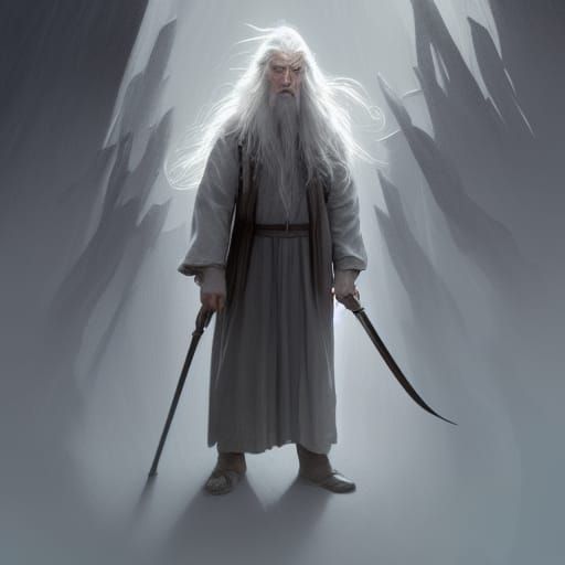 Gandalf: Dark Fantasy Concept Art in 8K
