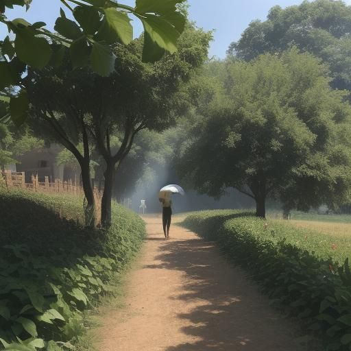 Harvest Day Encounter: Sunlight and Silent Observations