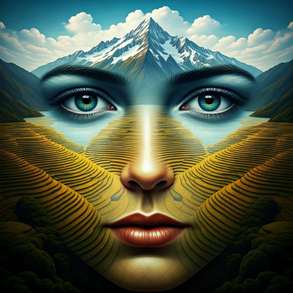 The face of the landscape