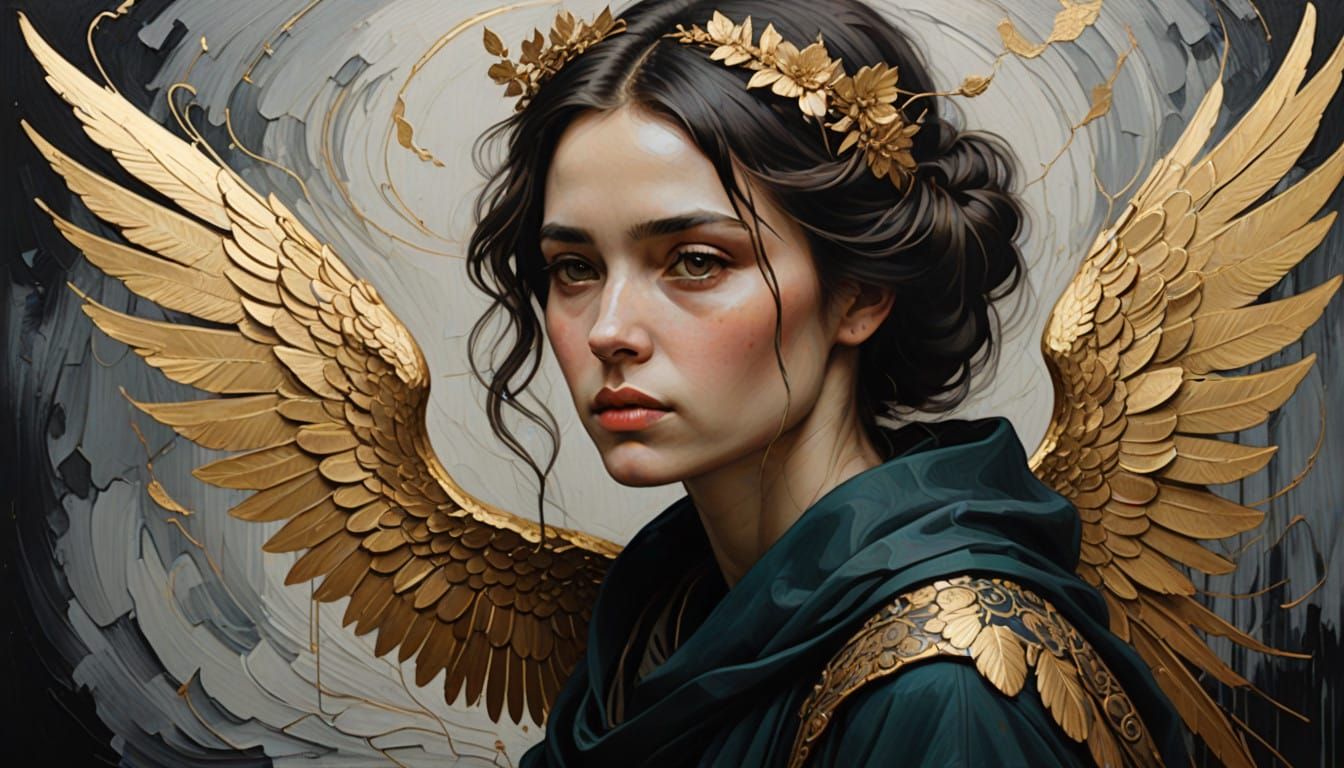 Winged Vagrant in Golden Oils