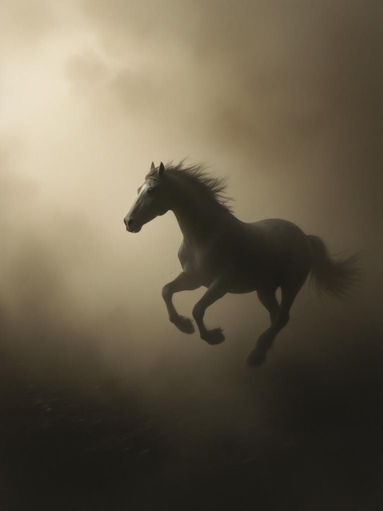 Horse Running into Light, Film Noir Aesthetic