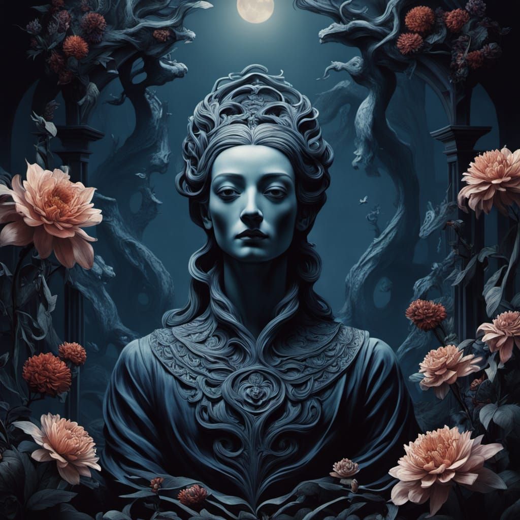 Ethereal Gardens of the Mystic Oracle