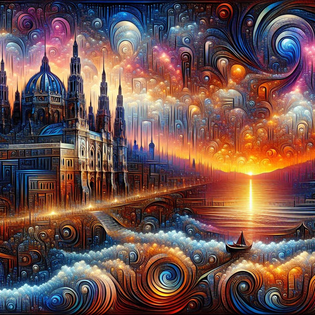 Vienna on the Danube - Fantasy