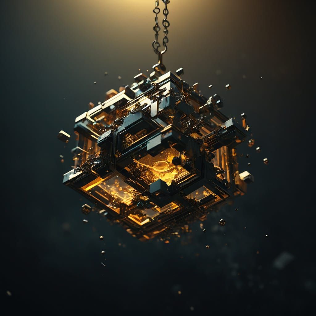 Surreal Object Suspended in Air: Dreamlike Macro Photography