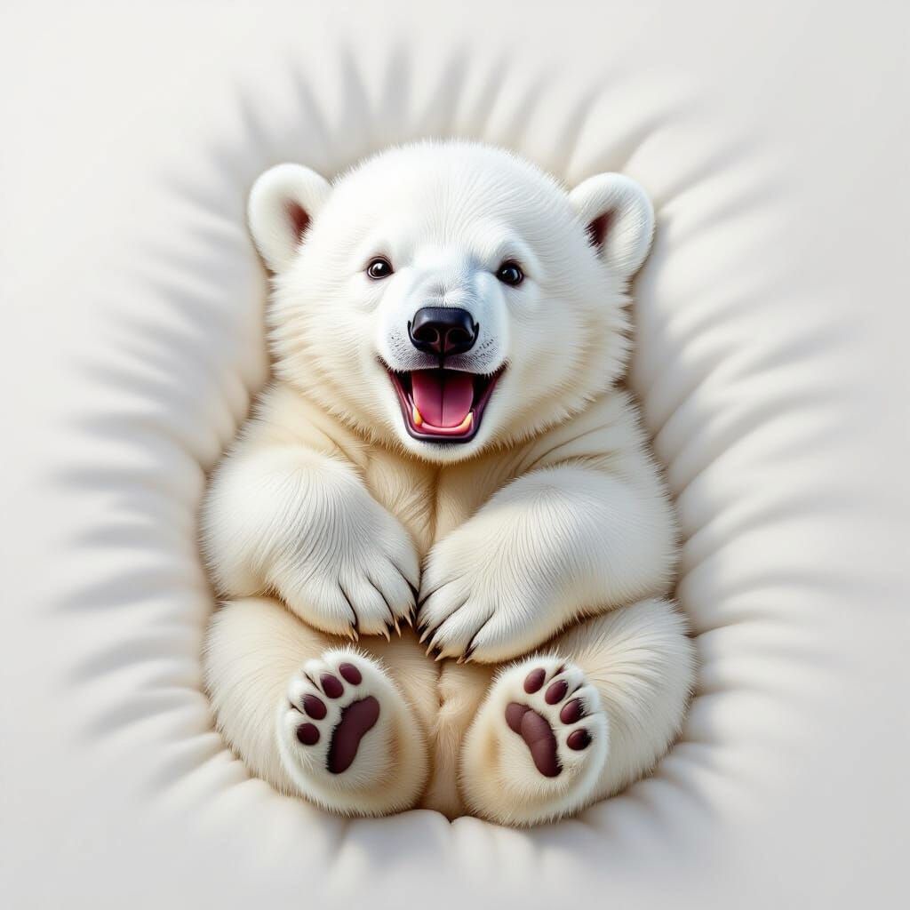 polar bear baby