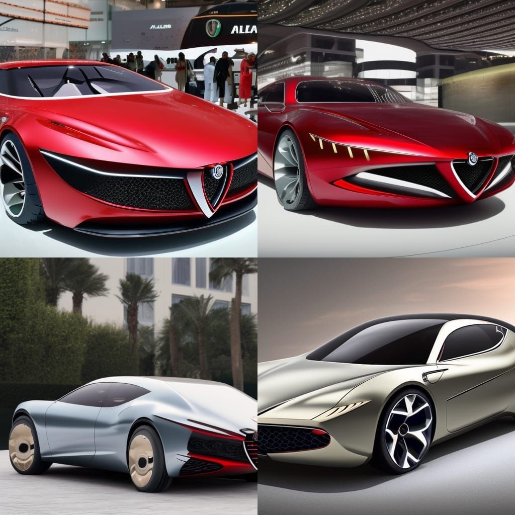 Alfa Romeo Montreal 2022 Concept in Dubai