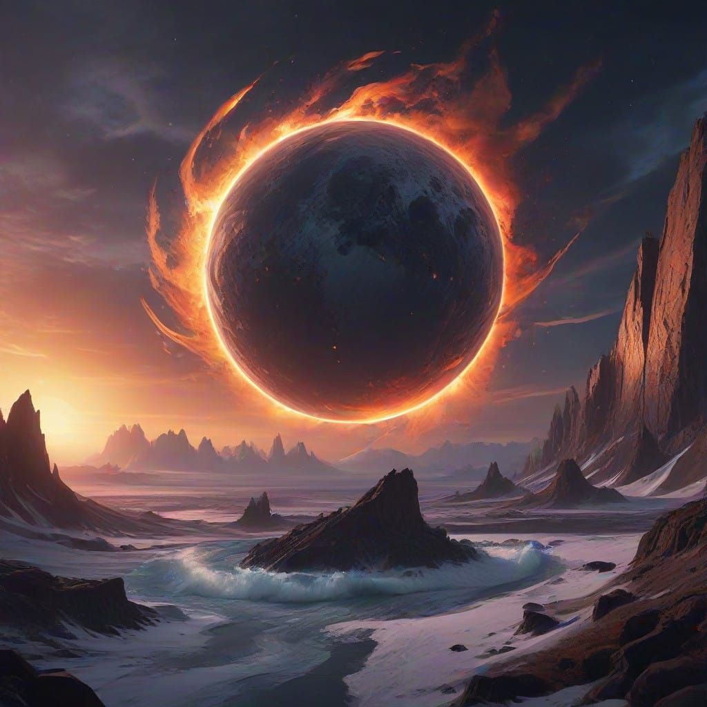 Celestial Convergence in Ethereal Light