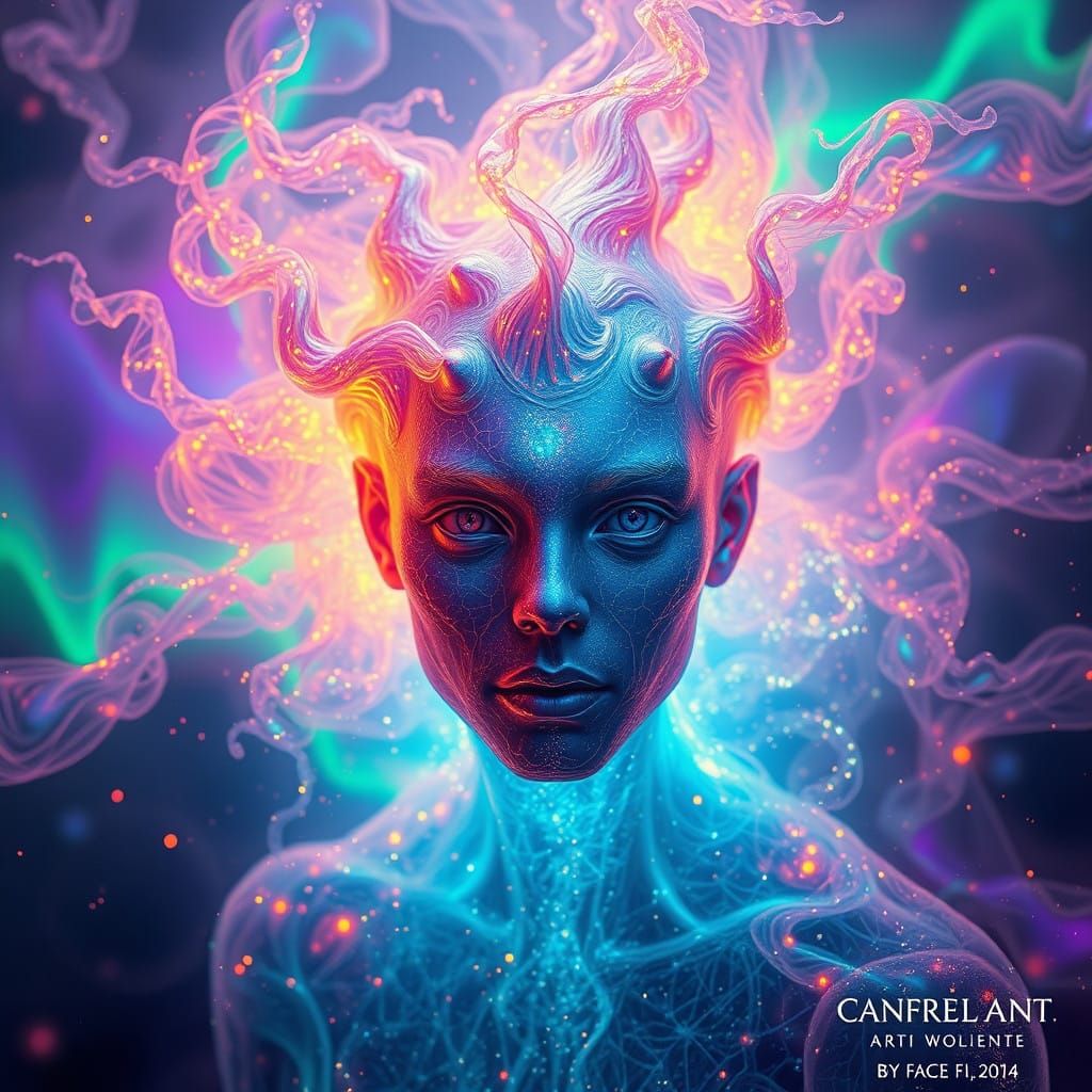 Celestial Being of Ethereal Radiance