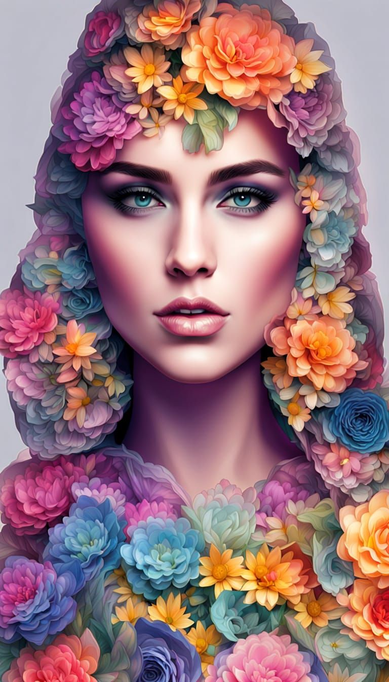 AI's Self-Image: A Vibrant Artistic Exploration