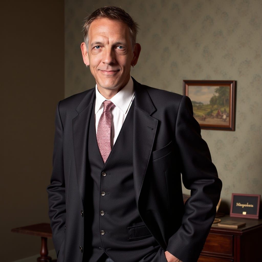 Fashion Portrait in Vintage Interior