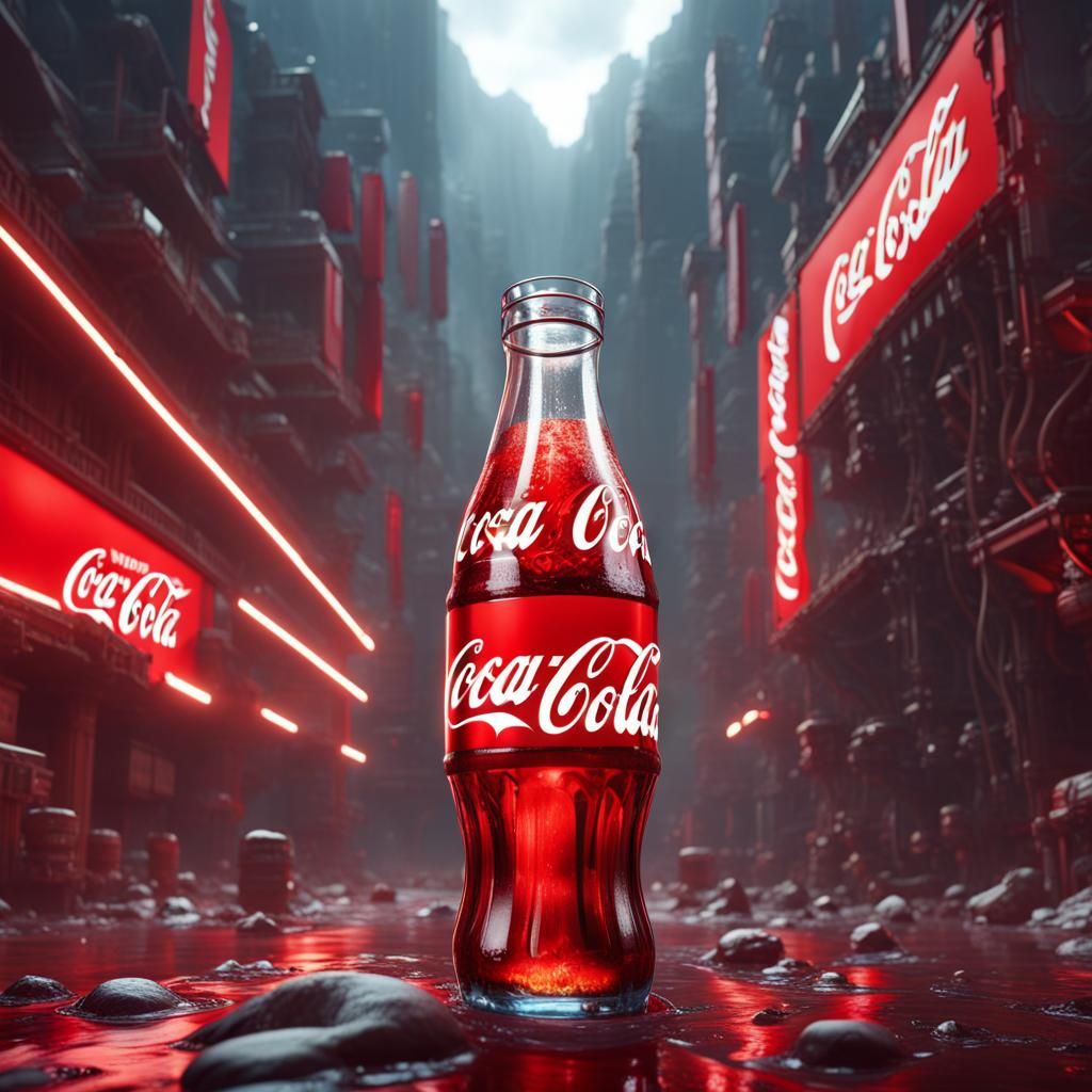 Coca-Cola's Future: Detailed Fantasy Concept Art