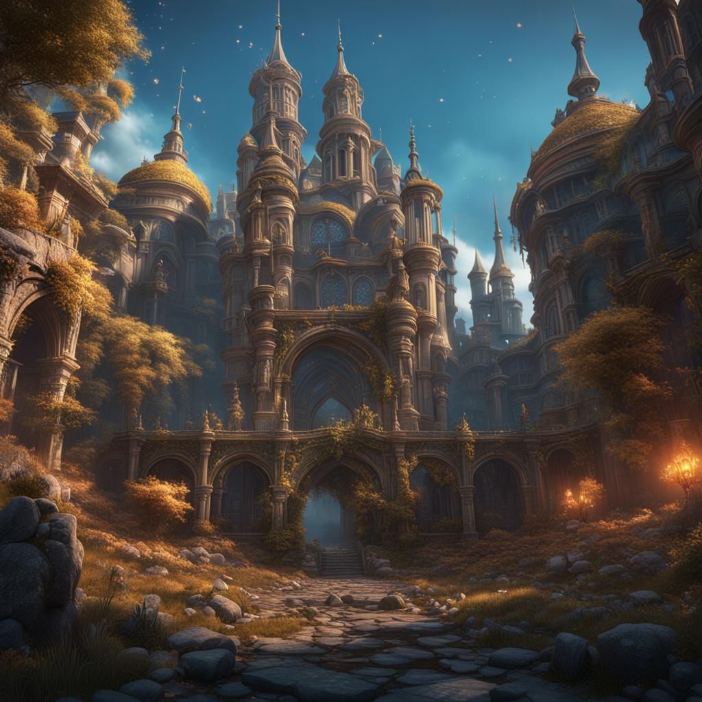 Fantastical Character Concept Art in Deep Color