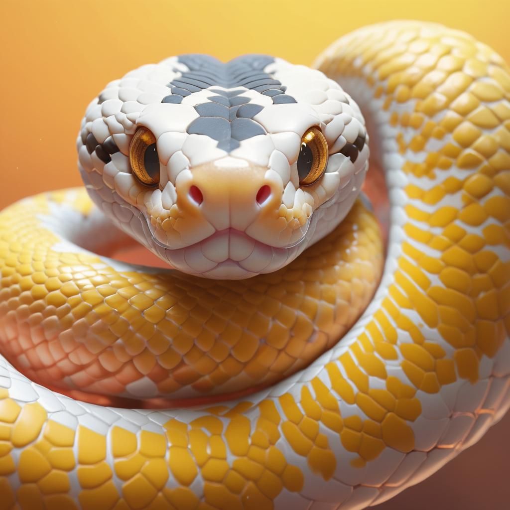 Albino python