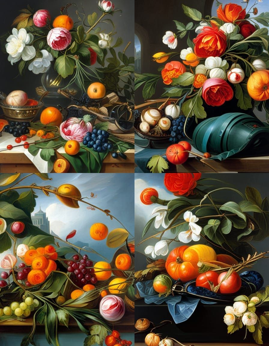 Still Life in the Style of de Heem