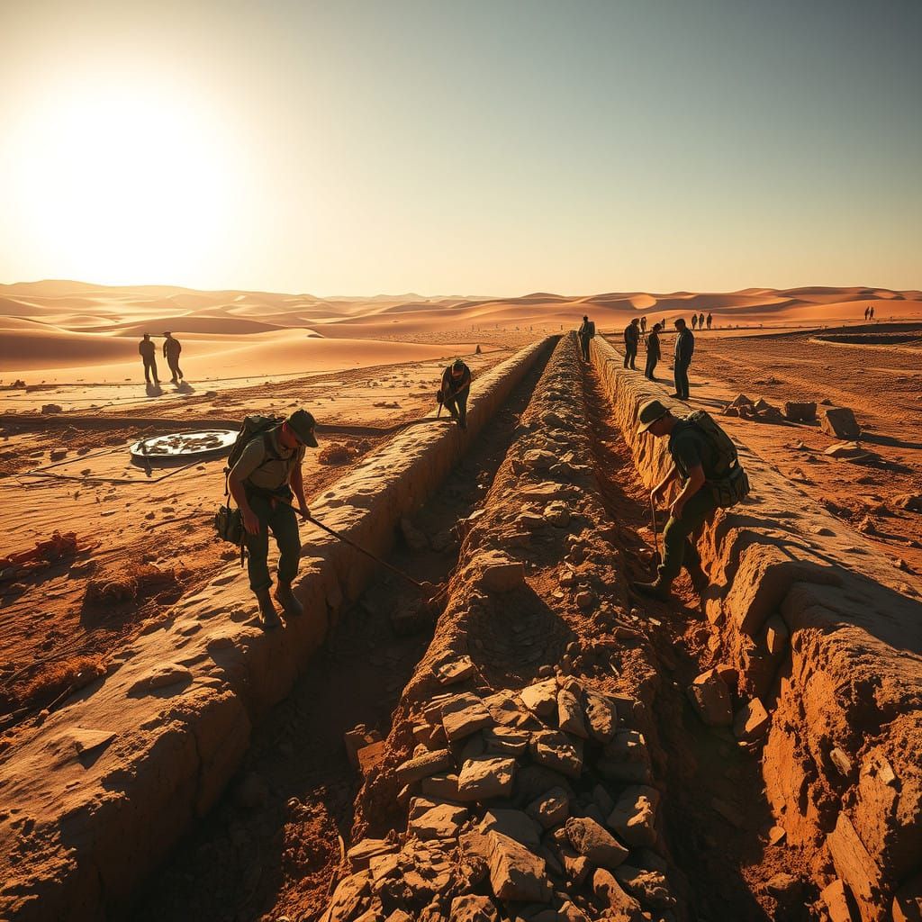 Archaeologists Uncover Ancient Secrets in Scorching Desert L...