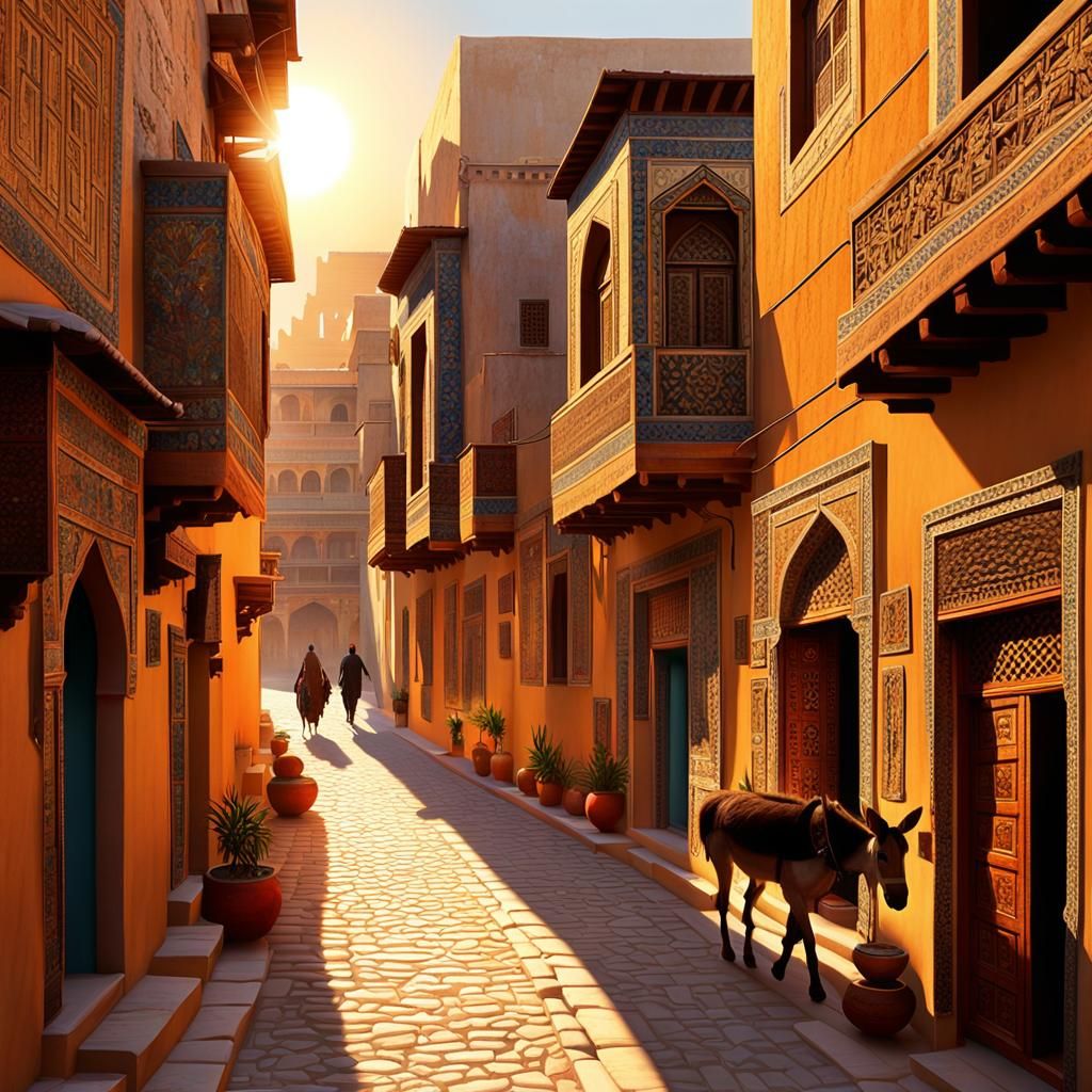 Orientalist Architecture in Ancient Middle Eastern City