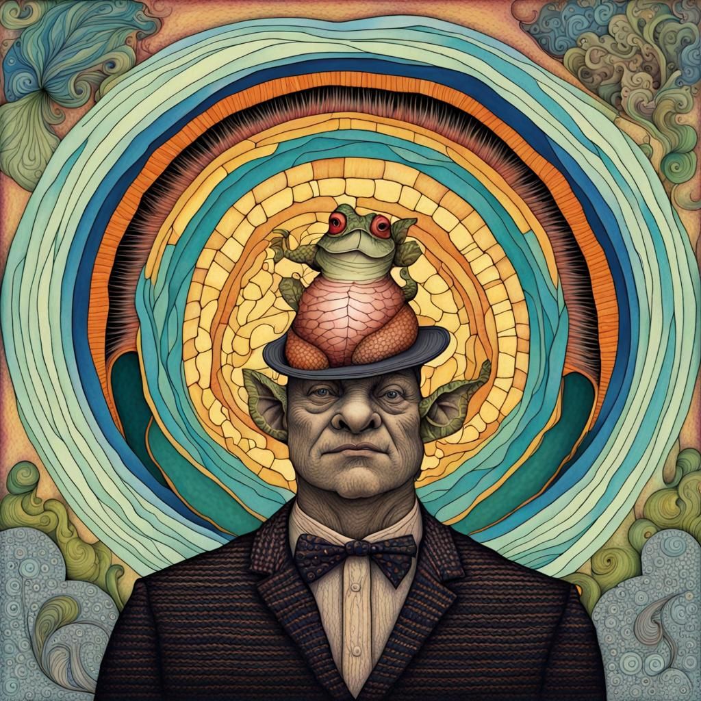 Abstract Quantum Zentangle with Australian Flora