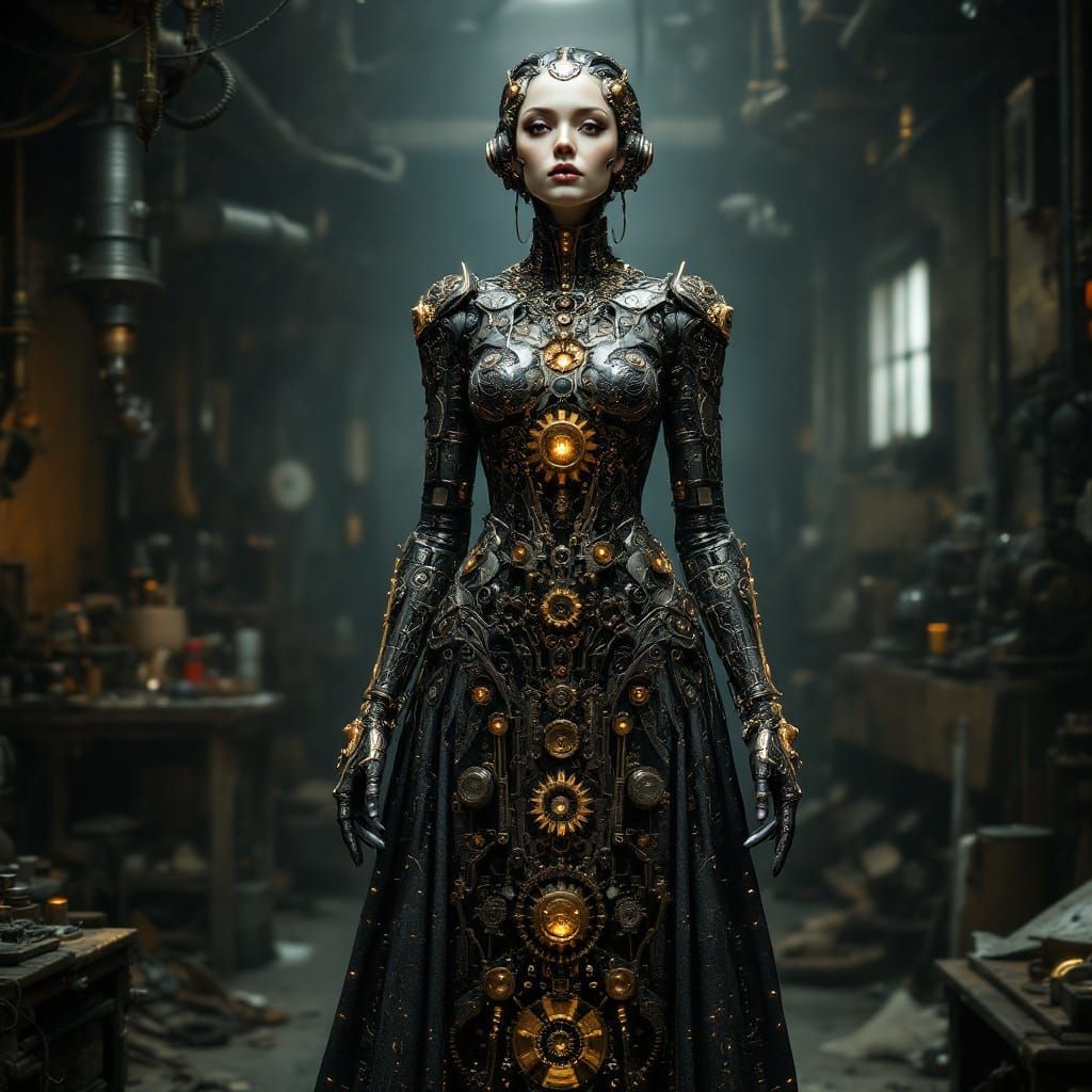 Clockwork Siren Transforms in Industrial Workshop