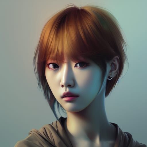 Detailed Kpop Portrait in Artgerm Style