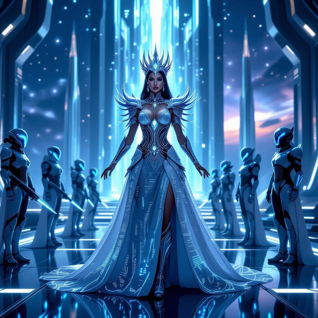 Futuristic queen