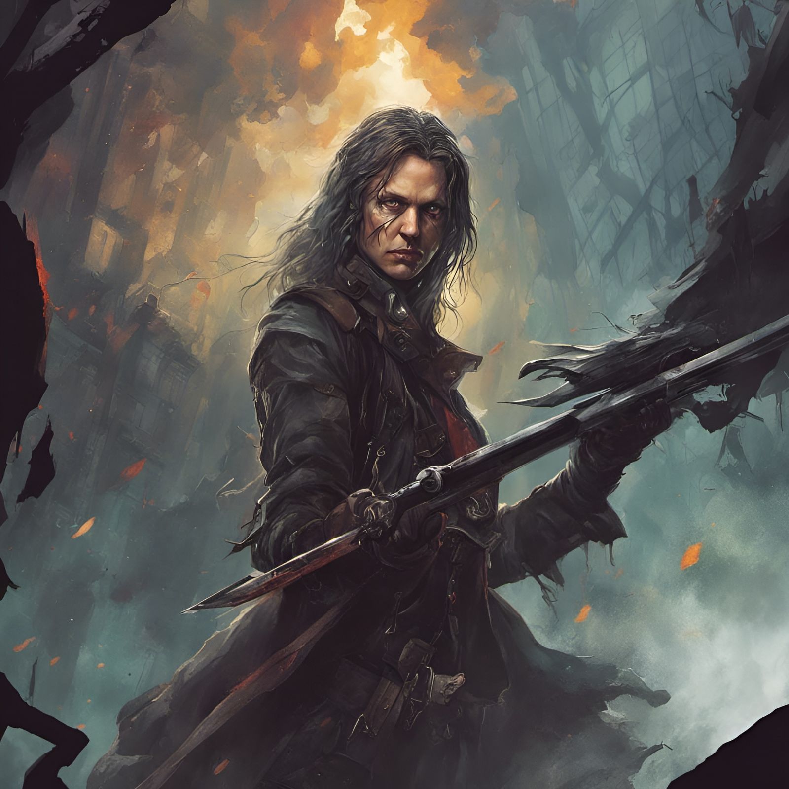 Intricately Detailed Portrait of Van Helsing