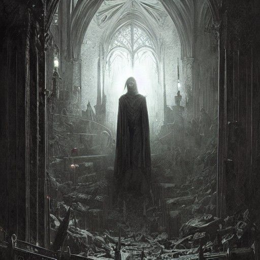 Horror Harry Potter in Gustave Doré Style