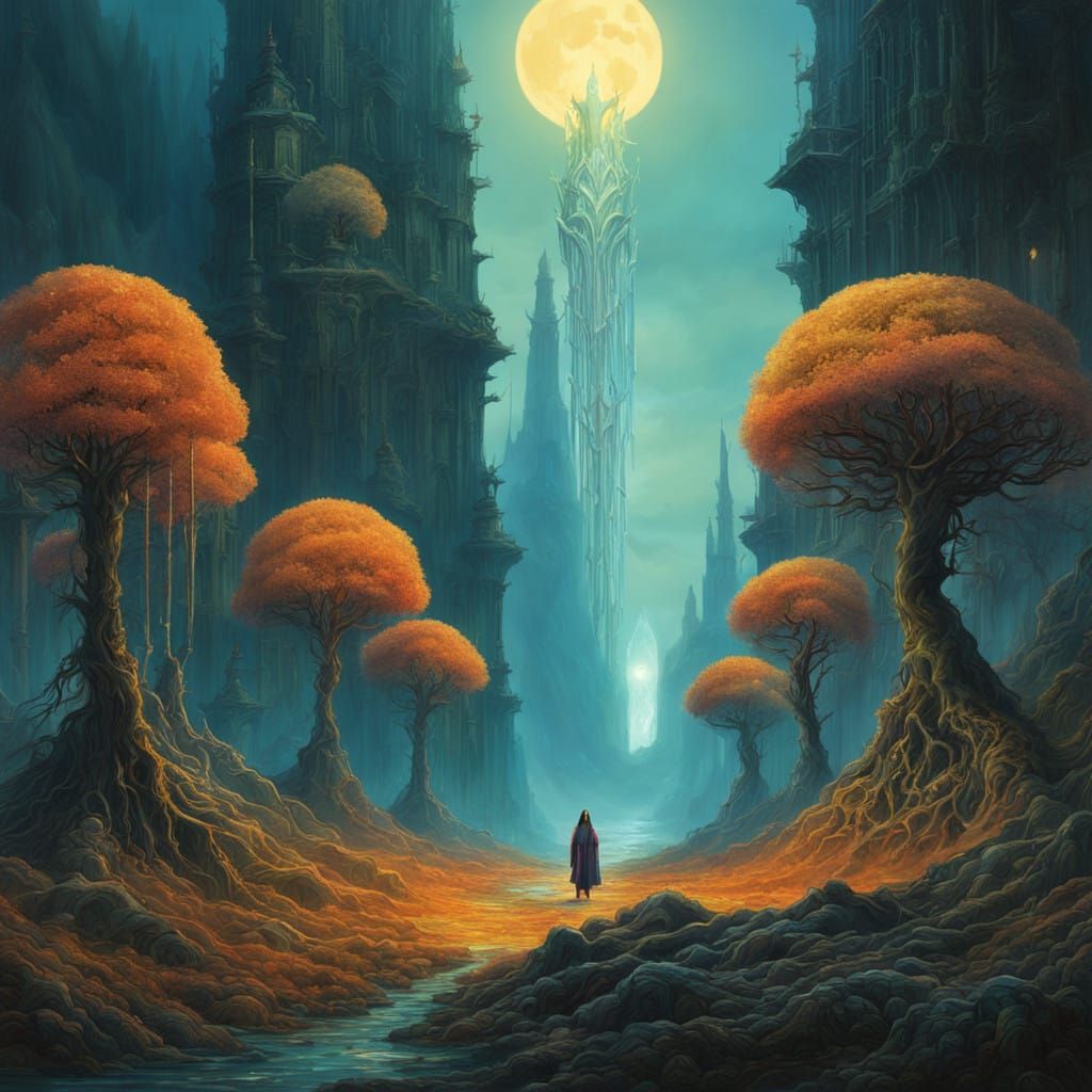 Goddess Gea Discovers Alien Landscape in Ethereal, Nature-In...