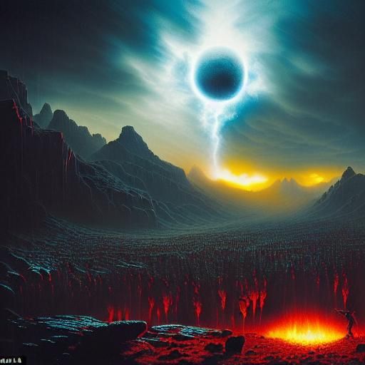 Aliens vs Dinosaurs in the Wild West: 3D Cinematic