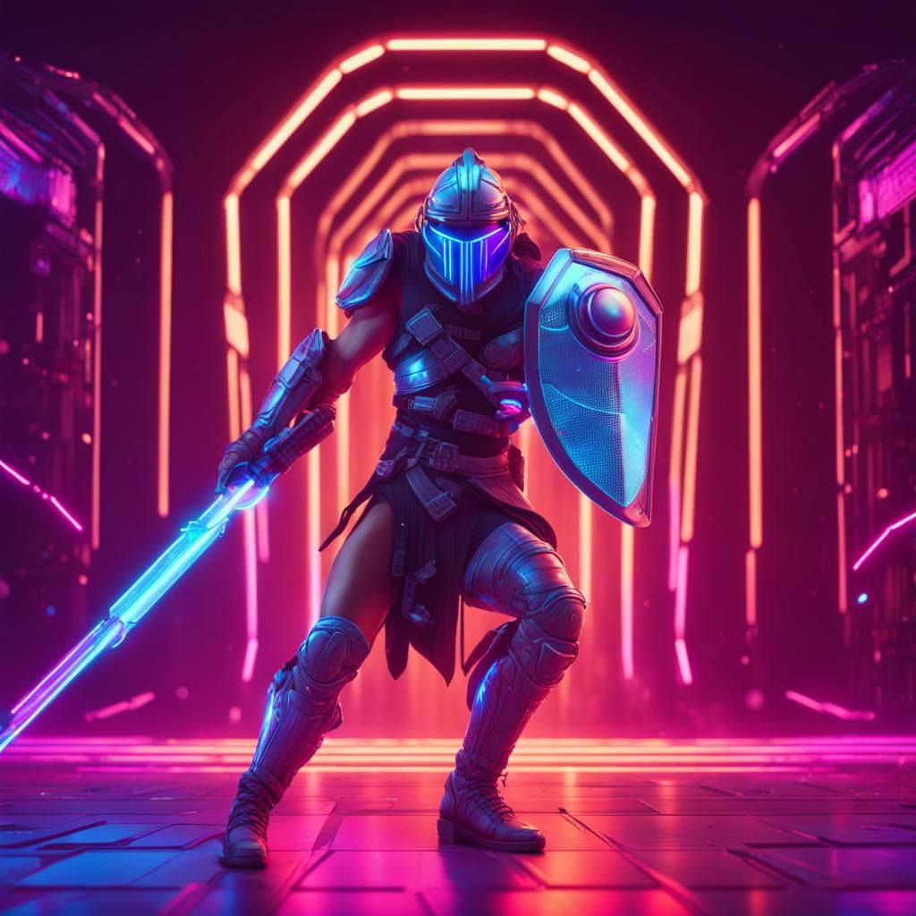 Cyberpunk Gladiator
