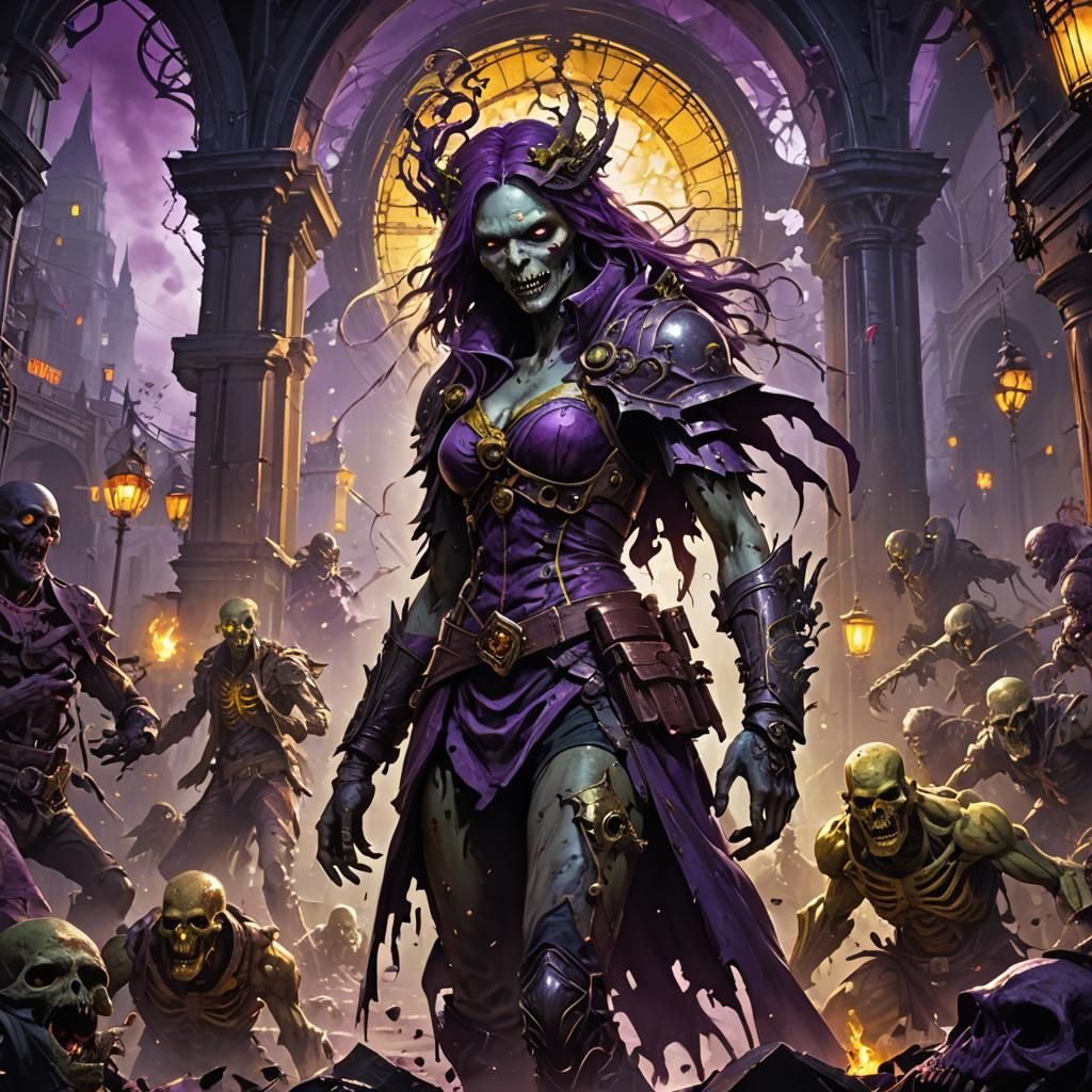 Zombie Wonderland: Dark Fantasy Concept Art