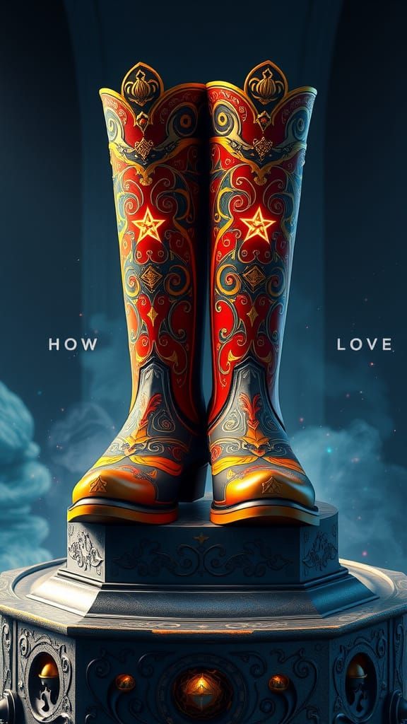 Sacred Boots of Enchantment in a Holy Aesthetic