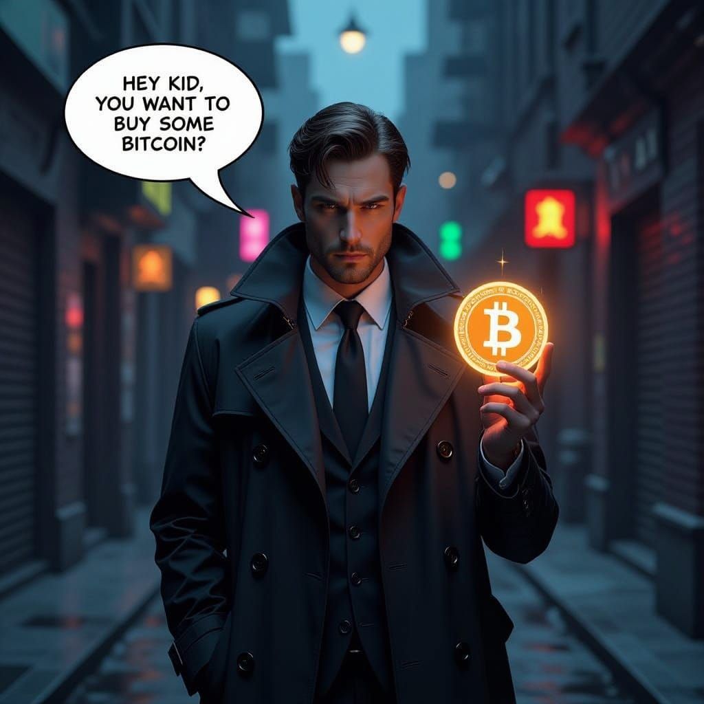 Suspicious Figure in Dark Gothic Metropolis Alley