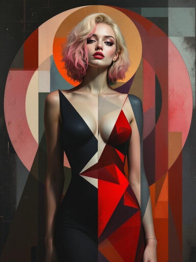 Geometric Fae: Pin-Up in Stella and Froud Style