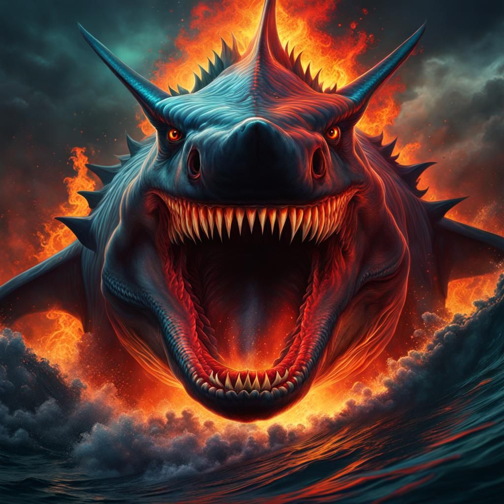 Demon shark, doo-doo, doo-doo, doo-doo