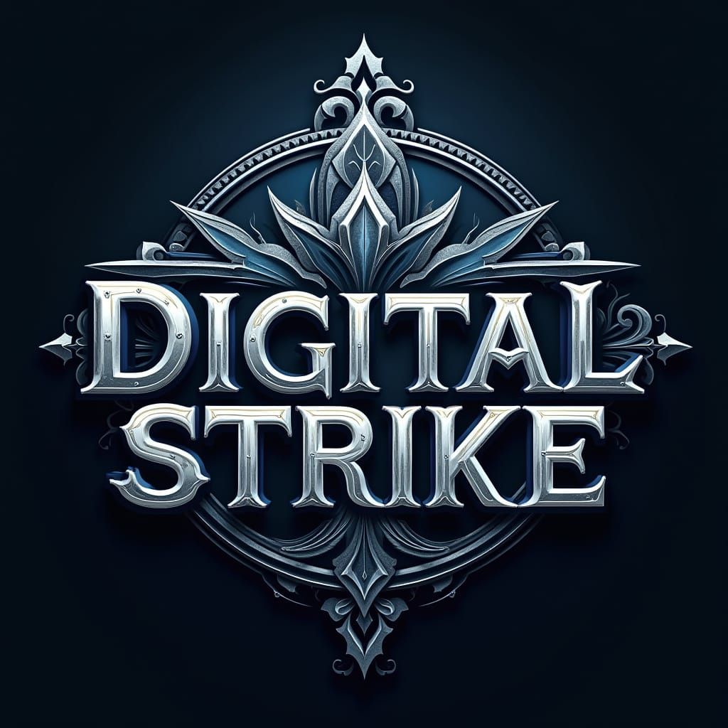 Art Deco Logo Design for Digital Strike