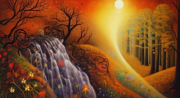 Surreal Light Beams Distinguish Black and White