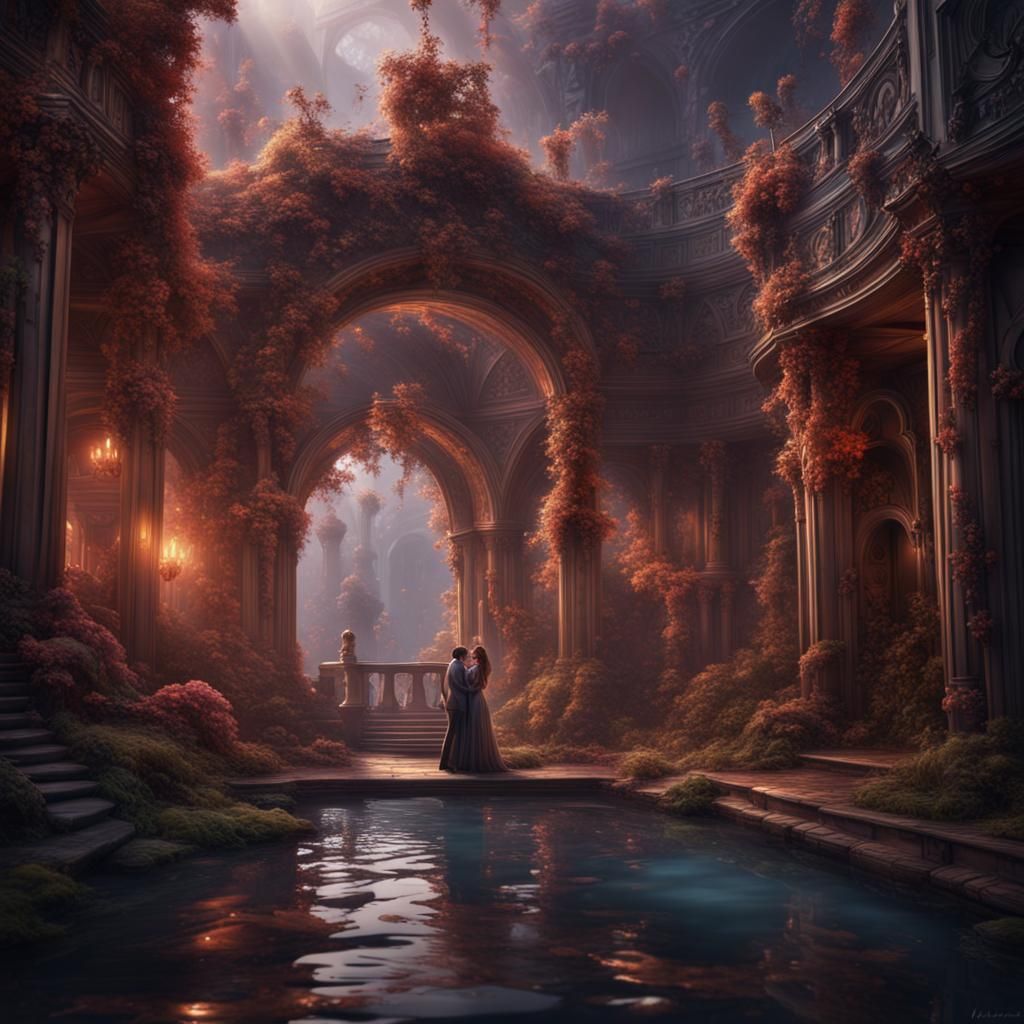 Fantastical Art: People Fall in Love Mysteriously