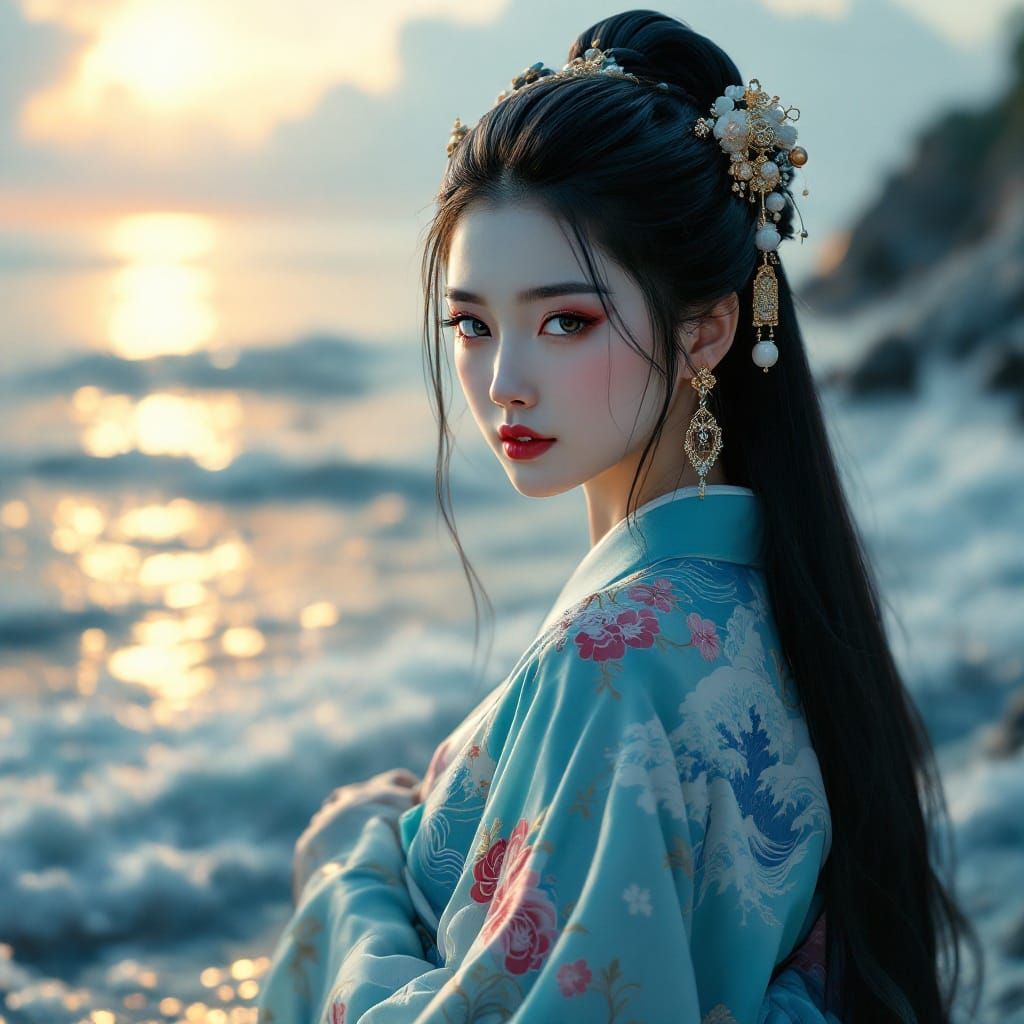 Edo Goddess of the Ocean's Majesty