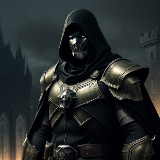 Vigilant Dark Lord Basks in Ominous Castle Glory