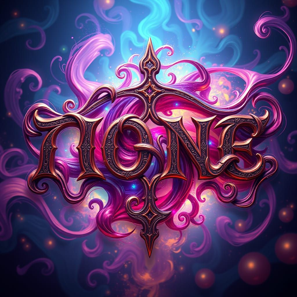 Epic Rune Alphabet in Vibrant Matte Painting Style