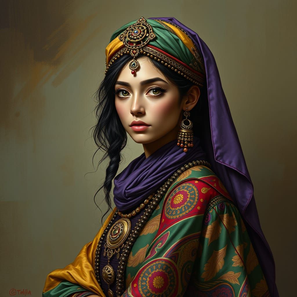 Zahia: A Fusion of Realism and Fantasy Art