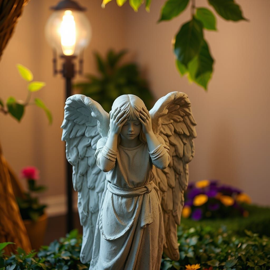 oh, no, weepin' angel